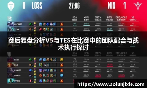 赛后复盘分析V5与TES在比赛中的团队配合与战术执行探讨